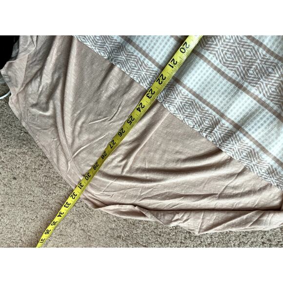 Women's Tan Striped Anthropologie Postmark Blouse L - Picture 6 of 7